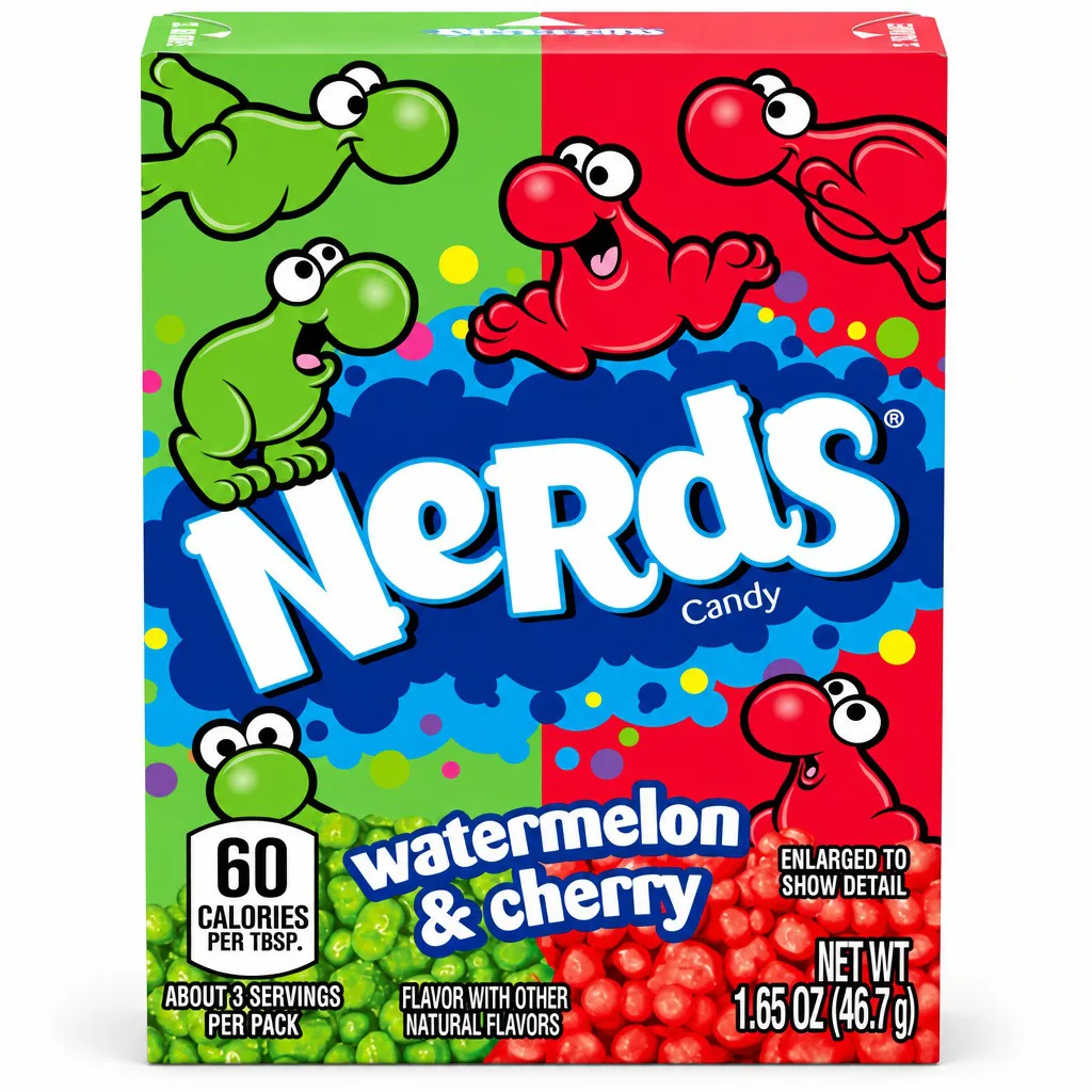 Nerds Candy Watermelon and Cherry