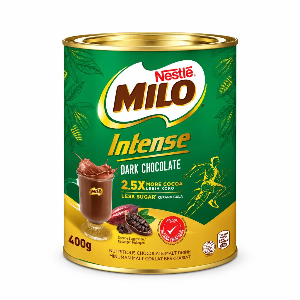 Nestle Milo Intense Dark Chocolate Powder 400g