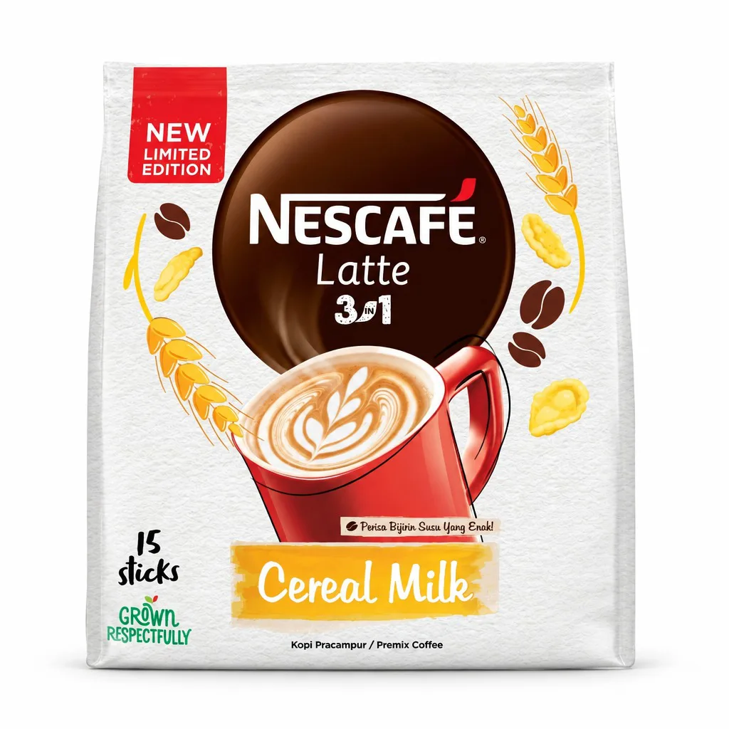 Nescafe Latte 3 in 1 Cereal Milk Tea