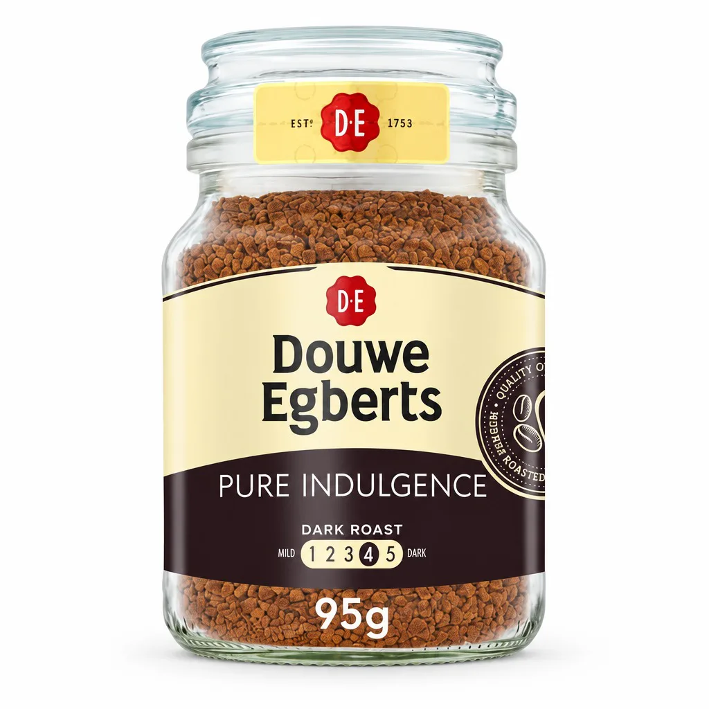 Douwe Egberts Pure Indulgence Dark Roast Instant Coffee 95g