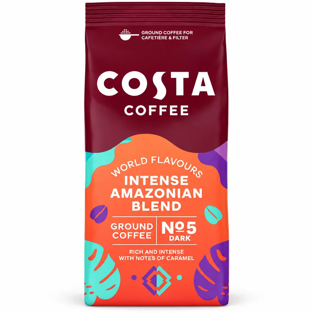 Costa Intense Amazonian Blend Dark Ground Coffee