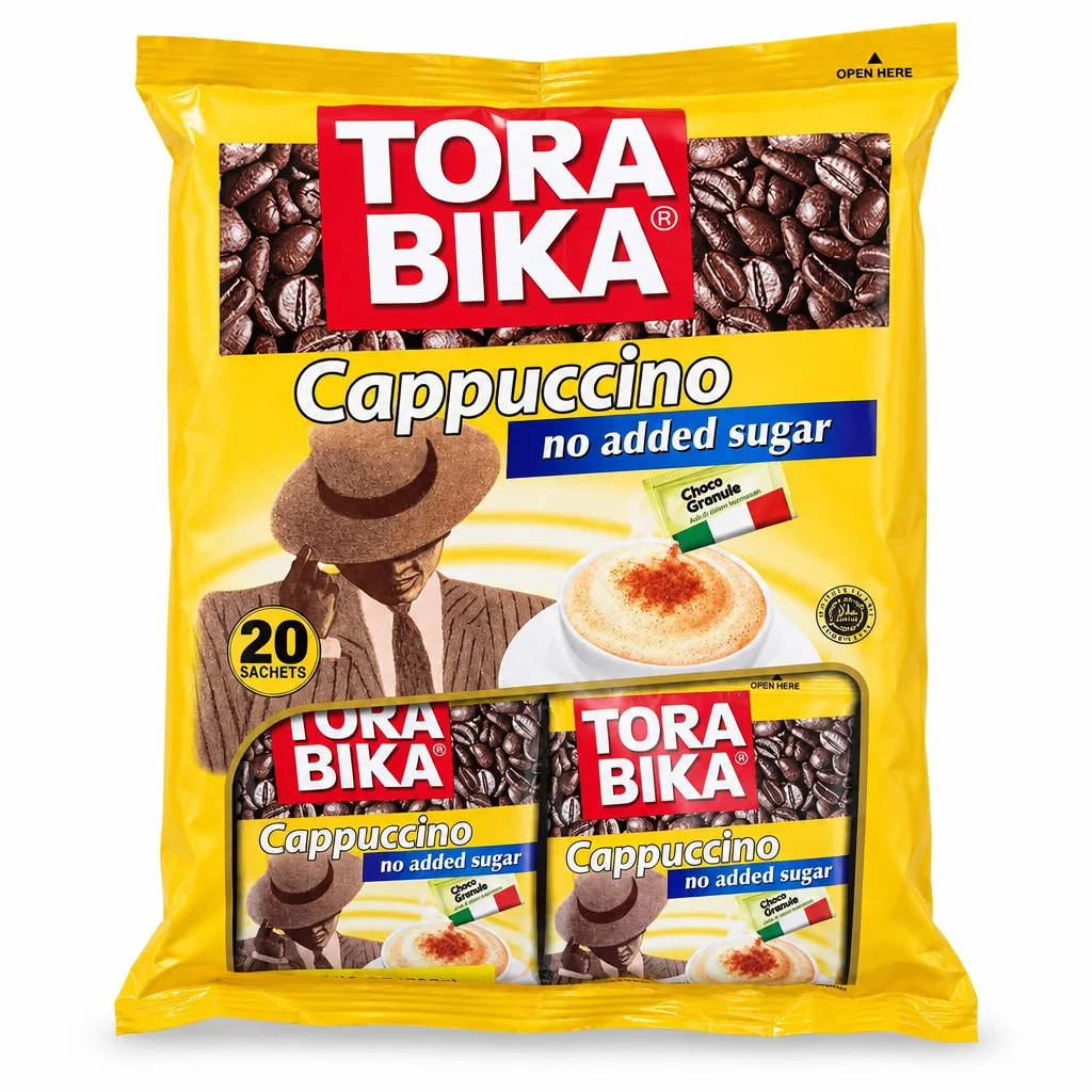 Tora Bika Cappuccino No Added Sugar 20 Sachets