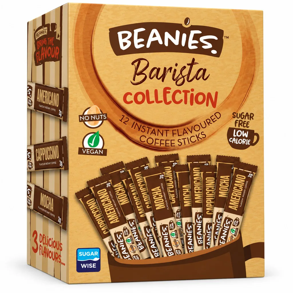 Beanies Barista Collection 12 Coffee Sticks