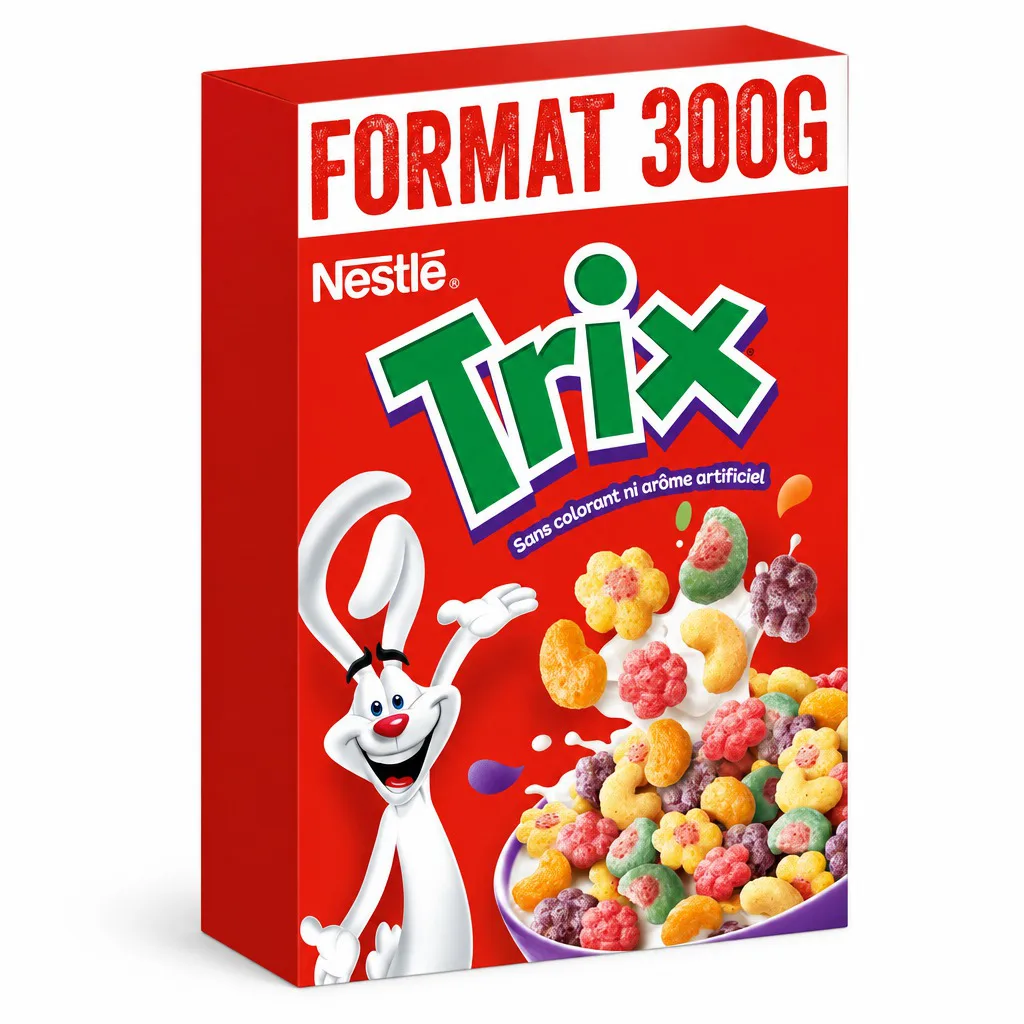 Nestle Trix Fruit Flavored Corn Puffs Cereal
