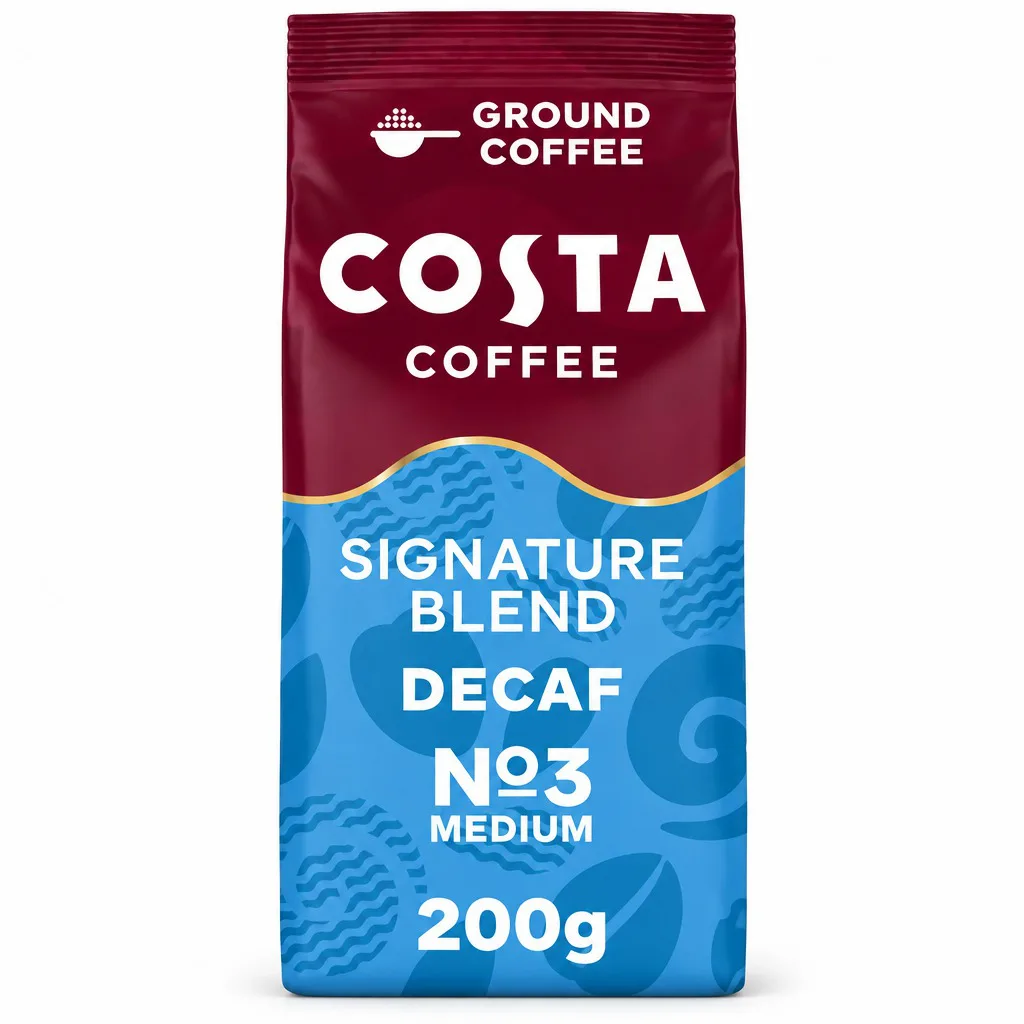 Costa Ground Coffee Decaf Mocha Italia Signature Blend 200g