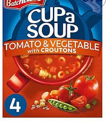 Batchelors Cup a Soup Tomato Vegetable with Croutons