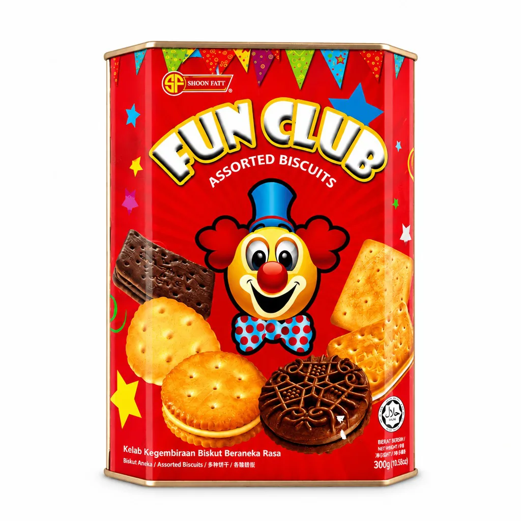 Shoon Fatt Fun Club Assorted Biscuits 300g