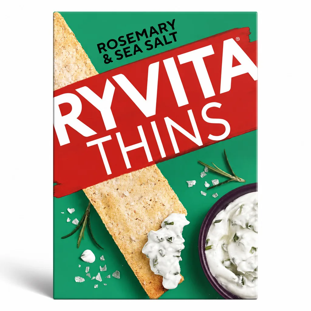 Ryvita Thins Rosemary & Sea Salt Snack