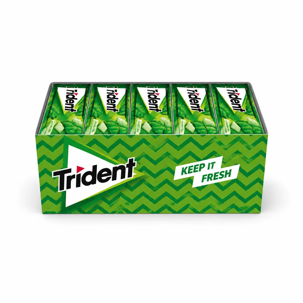 Trident Sugar Free Fresh Spearmint Flavor Gum