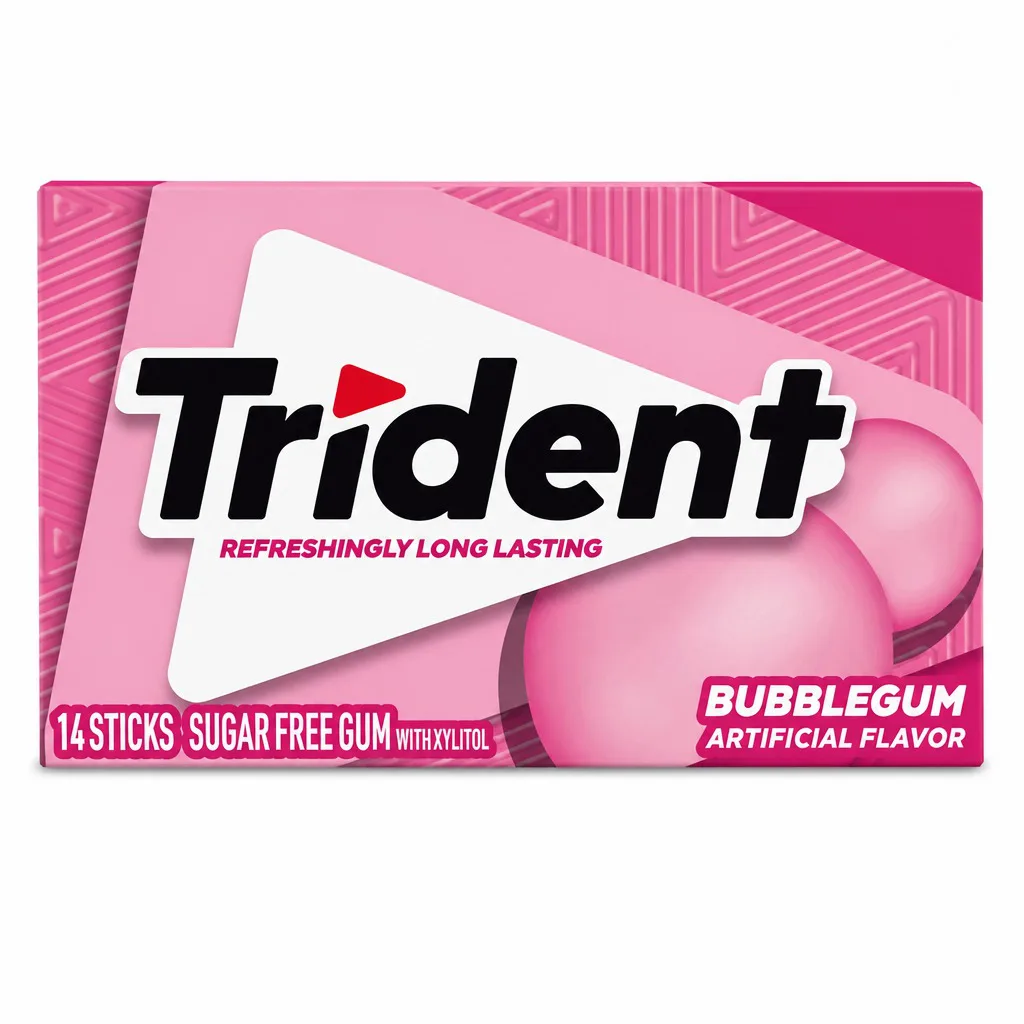 Trident BubbleGum Sugar Free