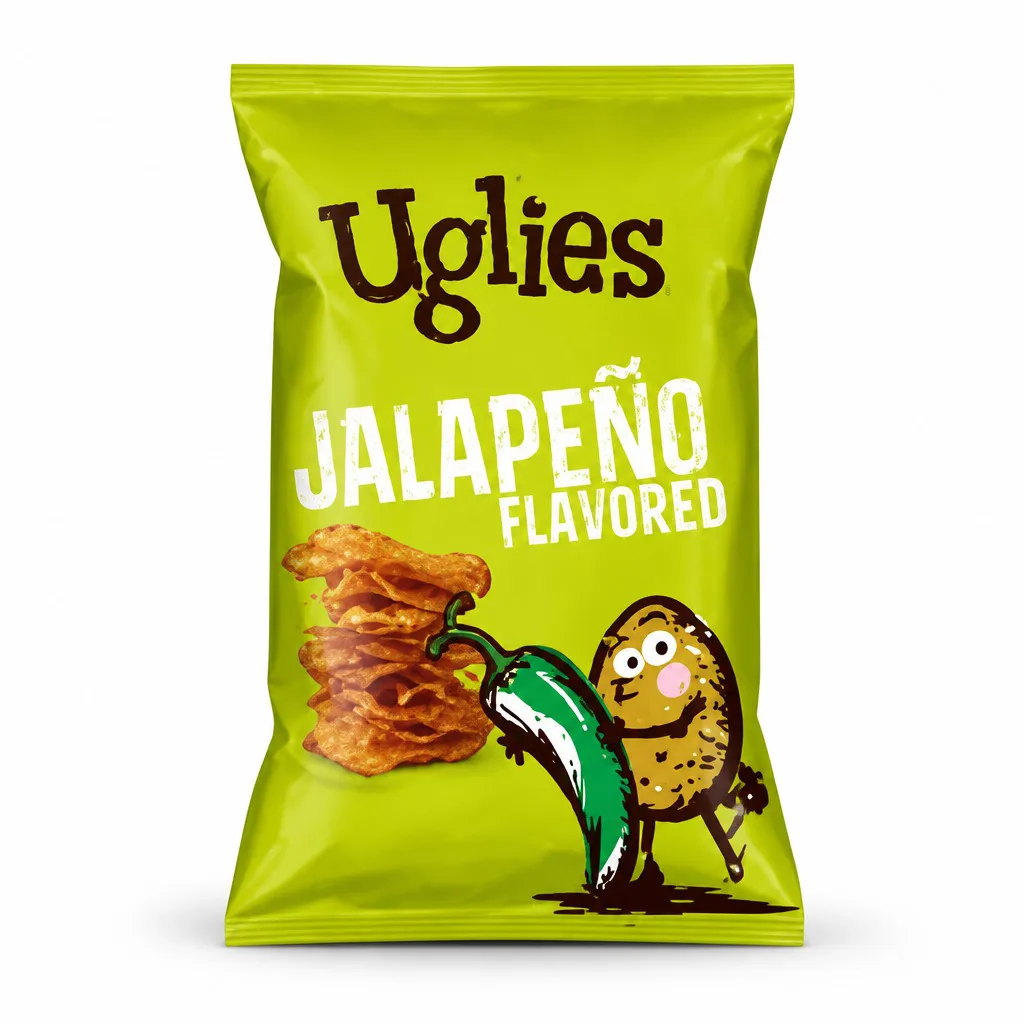 Uglies Kettle Chips Jalapeno 170g