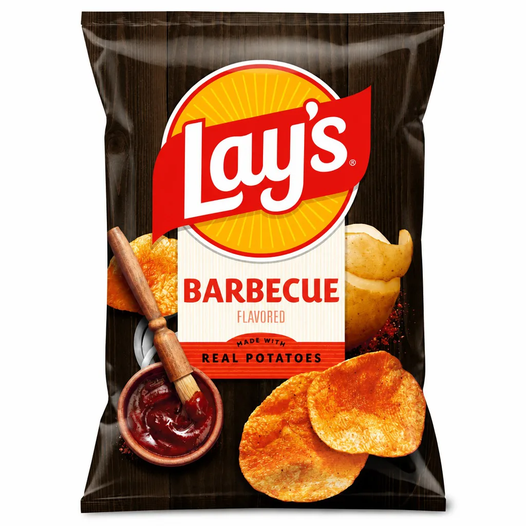 Lays Barbecue Flavored Potato Chips