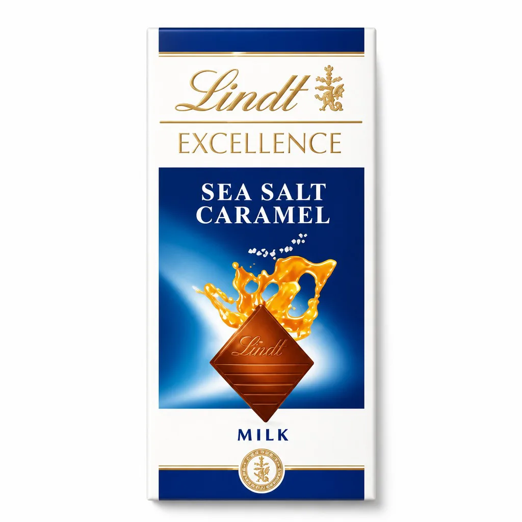 Lindt Excellence Sea Salt Caramel Milk Chocolate 100g