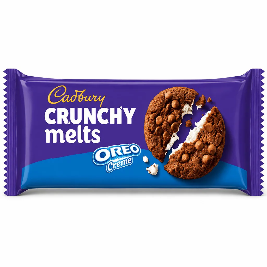 Cadbury Crunchy Melts Oreo Creme 156g