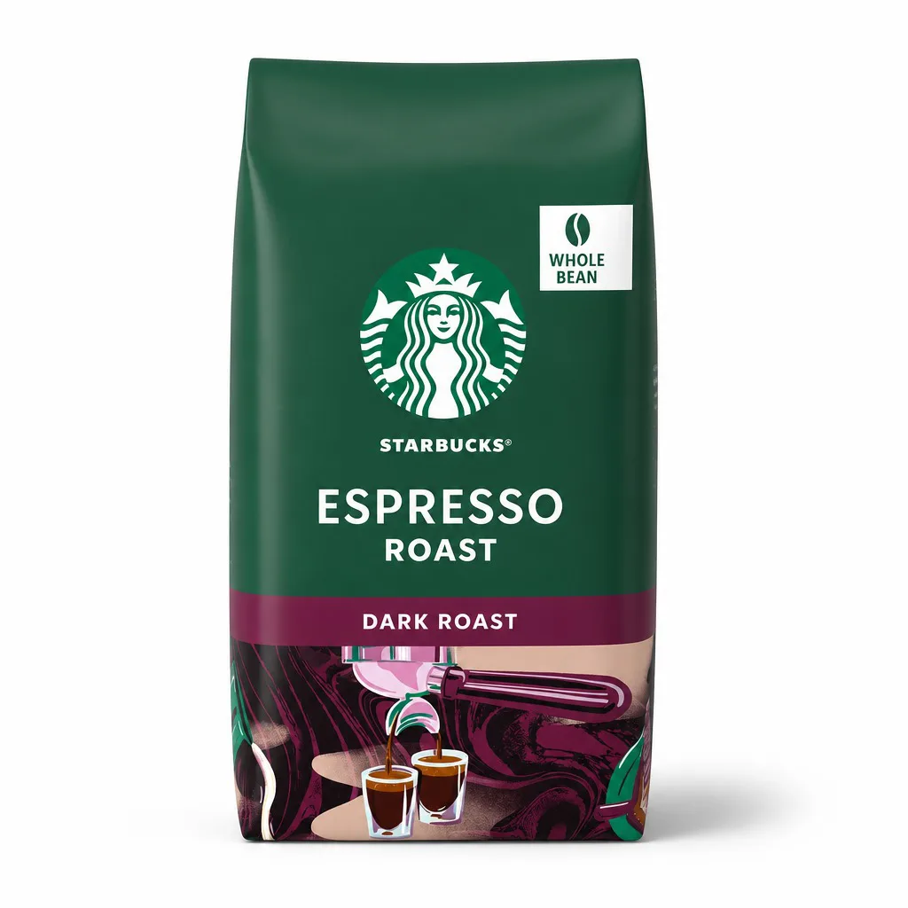 Starbucks Espresso Roast Dark Whole Bean Coffee 340g