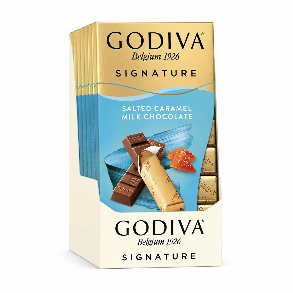Godiva Signature Salted Caramel Milk Chocolate Mini Bars 90g
