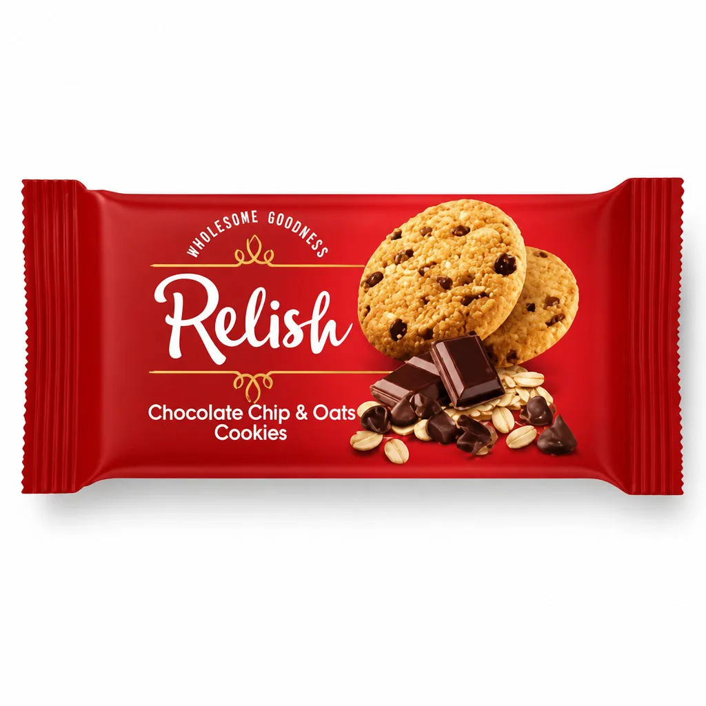 Relish Chocolate Chip & Oat Cookies 252g