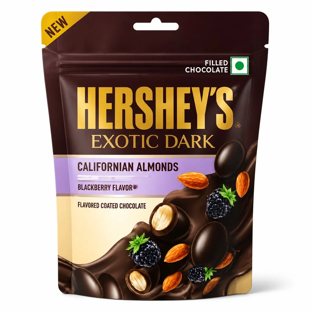 Hershey's Exotic Dark California Almonds Blackberry Flavor