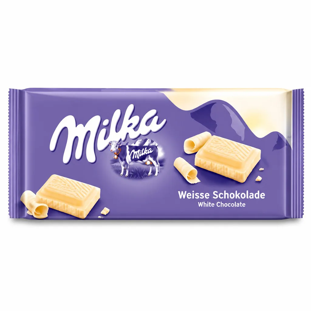 Milka White Chocolate 100g