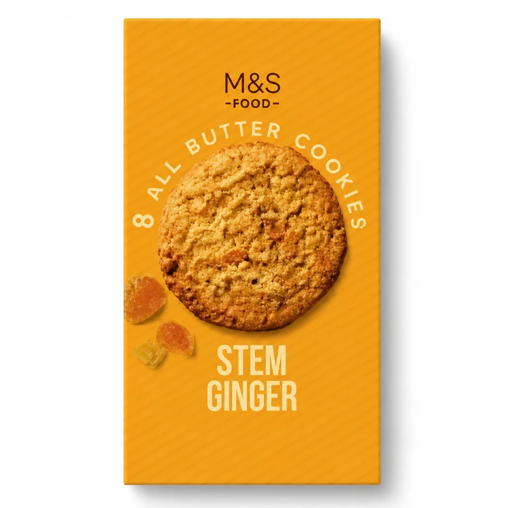 M&S Stem Ginger Cookies 200g