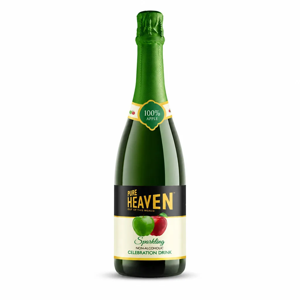 Pure Heaven Sparkling Non-Alcoholic Celebration Drink Apple 750ml