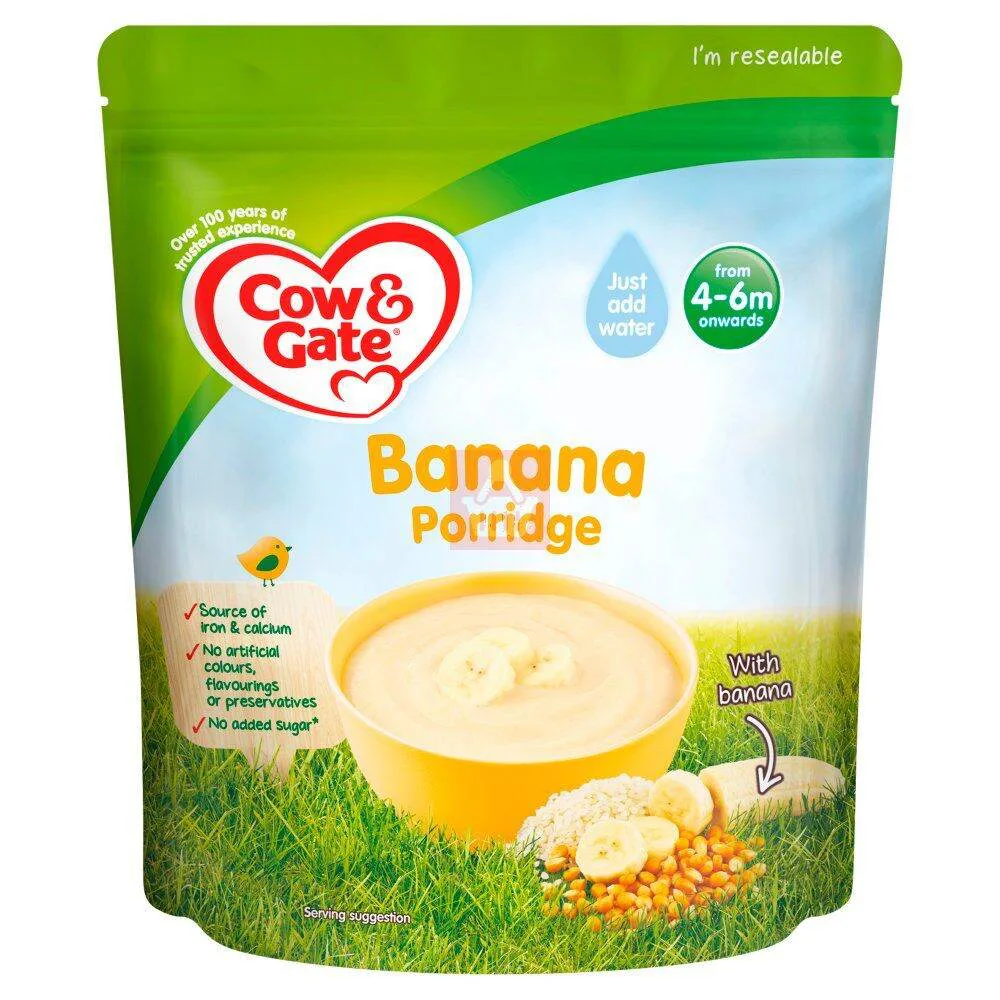 Cow & Gate Banana Porridge 125g