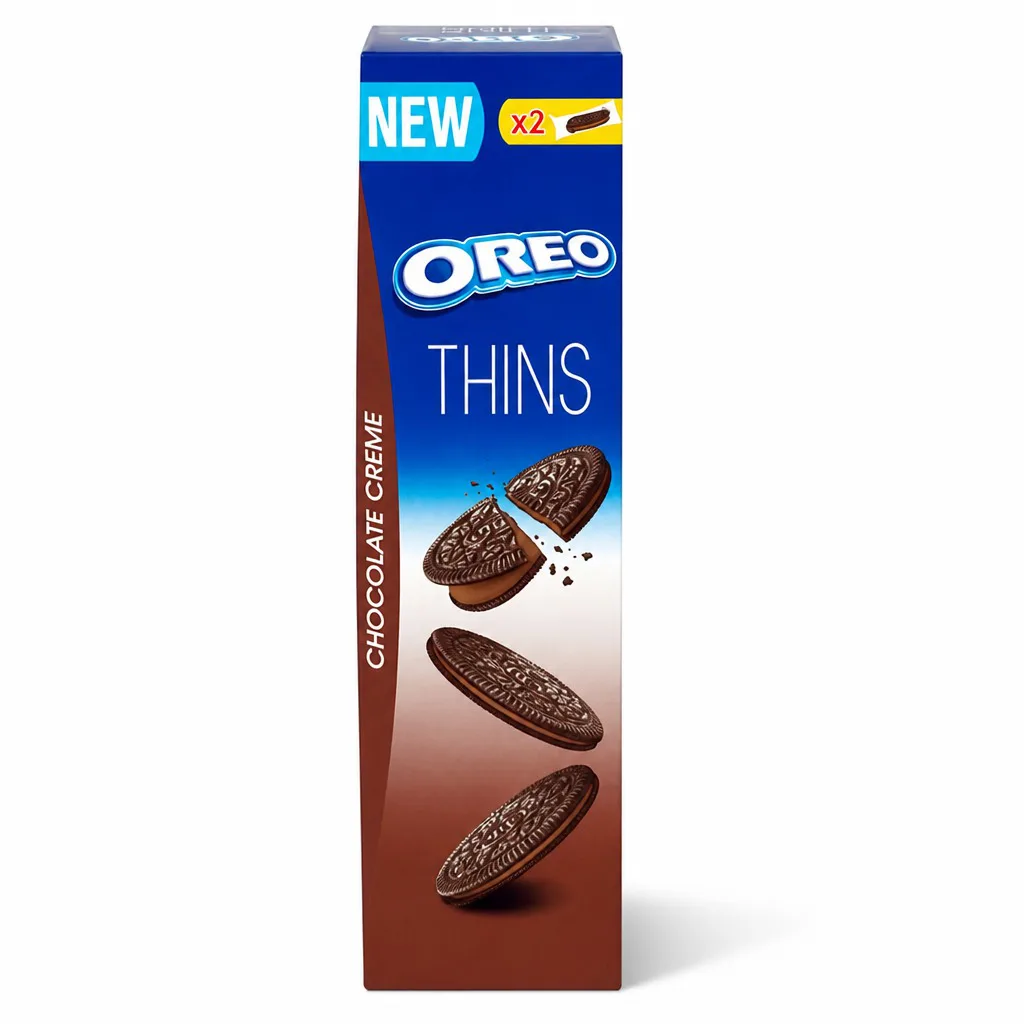 Oreo Thins Chocolate Flavoured Creme 96g
