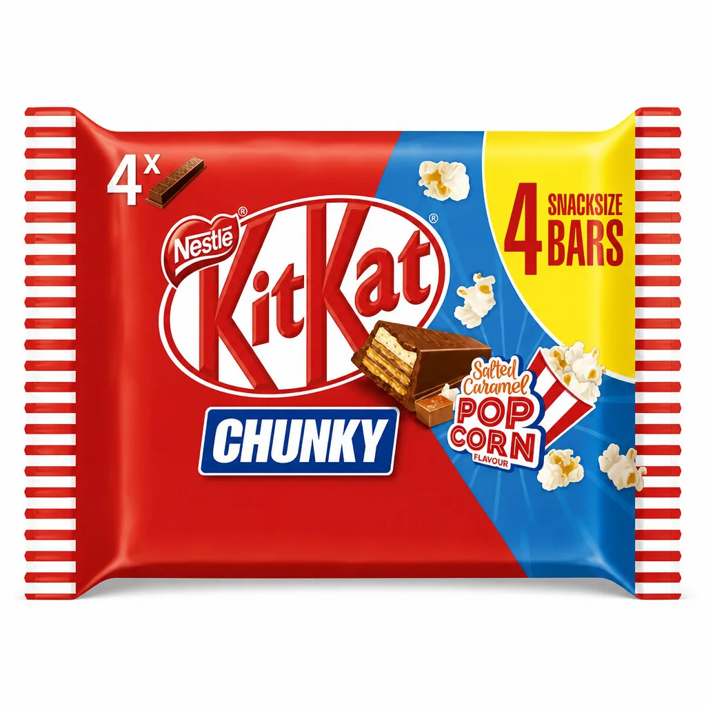 KitKat Chunky PopCorn 4 Bars