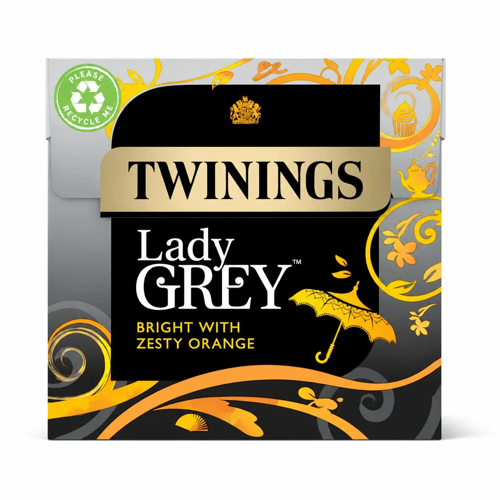 Twinings Lady Grey Bright With Zesty Orange 80 Tea Bags