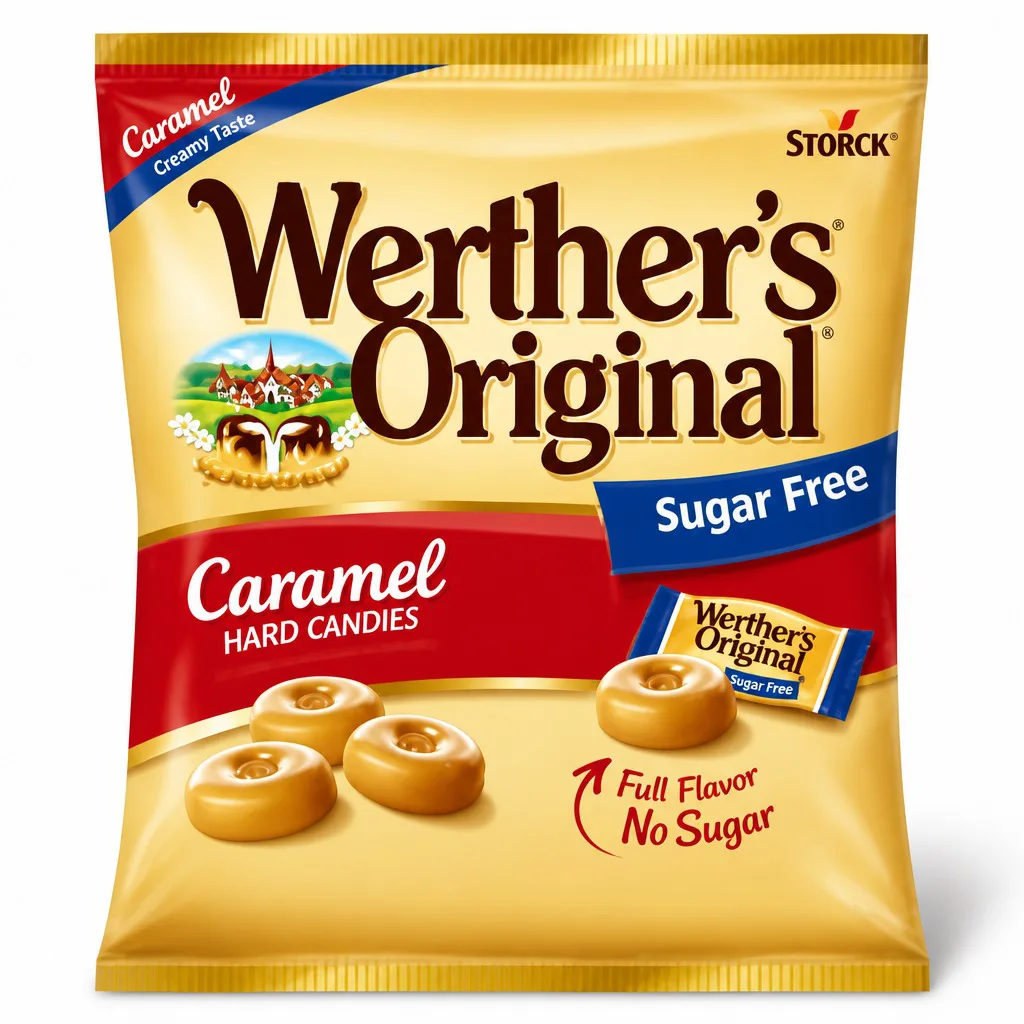Werther's Original Sugar Free Caramel Hard Candies 78g