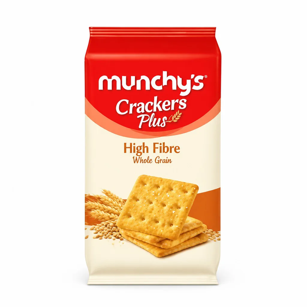 Munchy's Crackers Plus High Fibre Whole Grain 300g