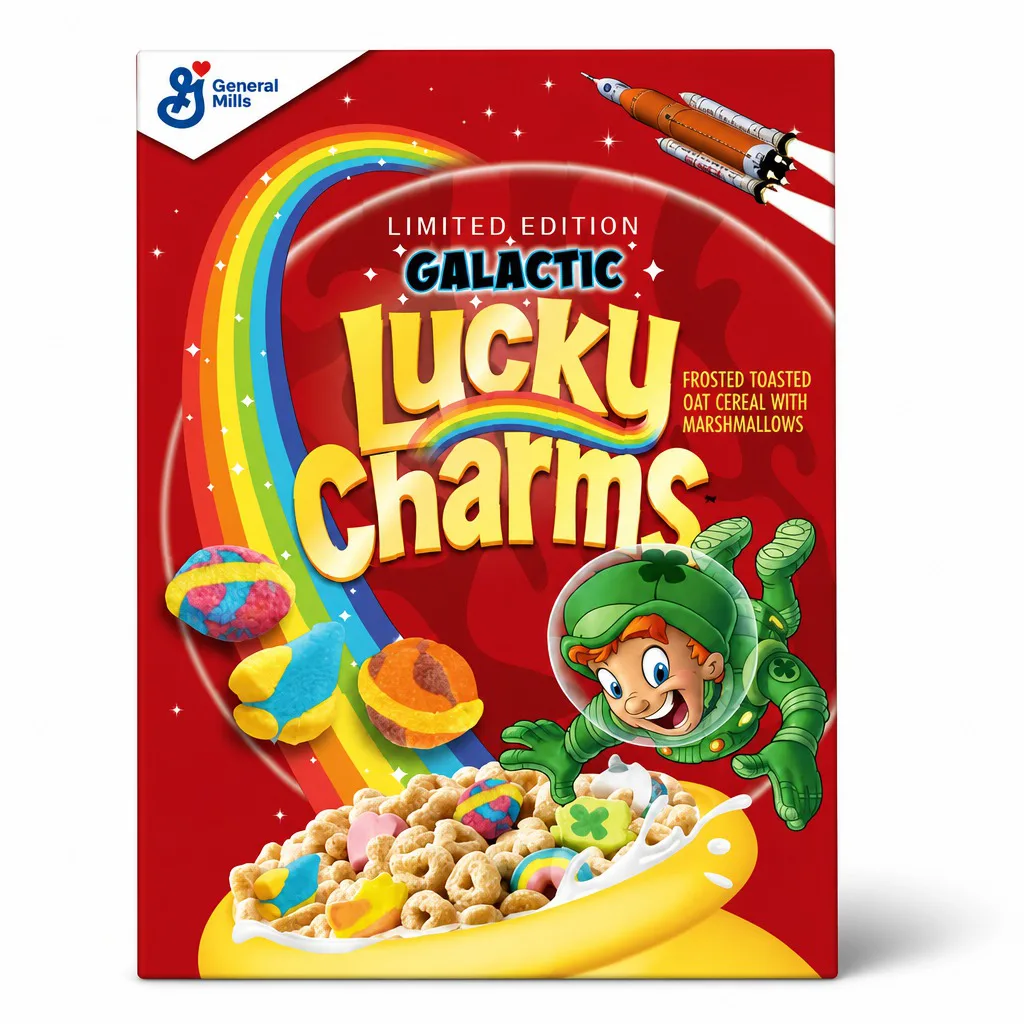 General Mills Galactic Lucky Charms Cereal