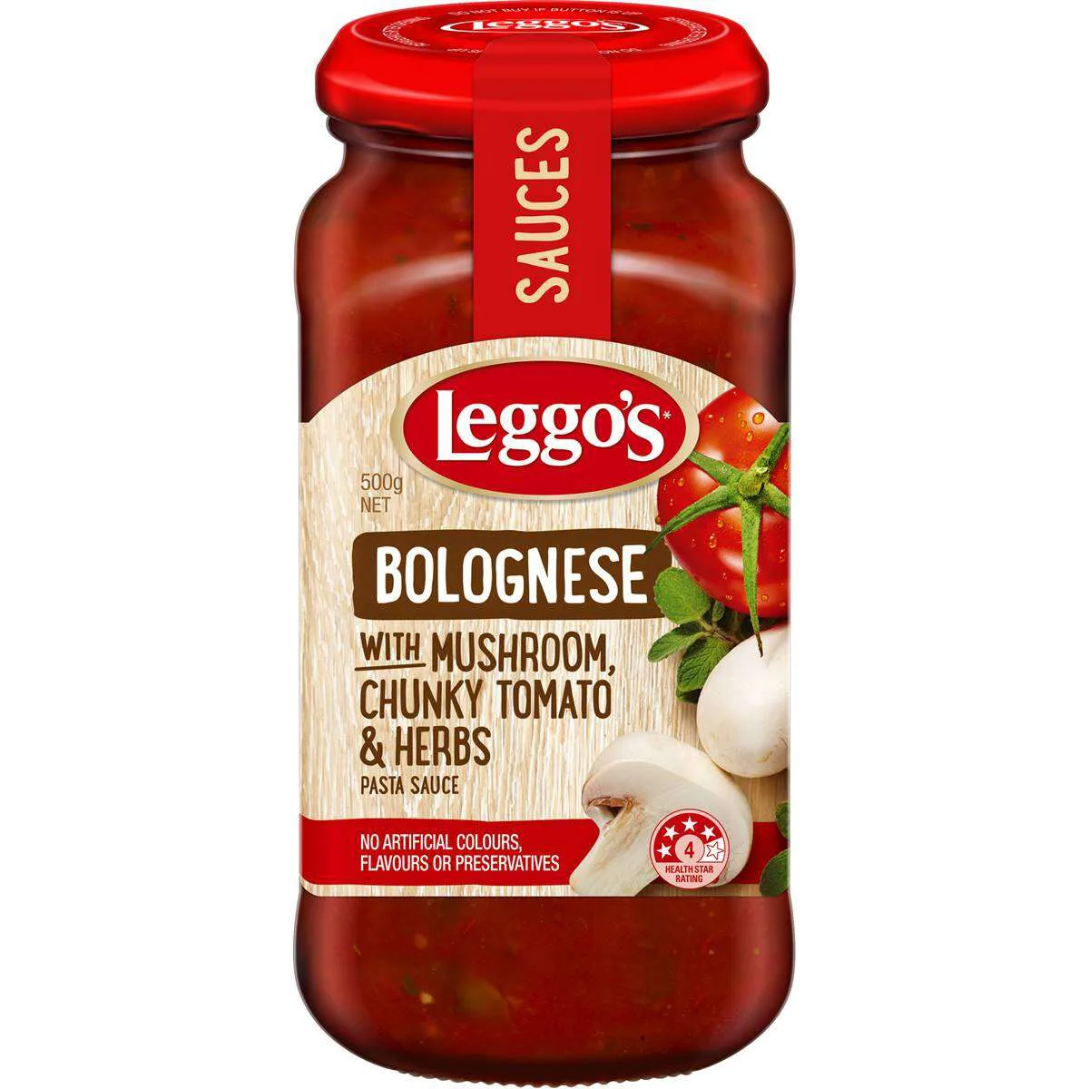 Leggo's Bolognese with Mushroom Chunky Tomato & Herbs