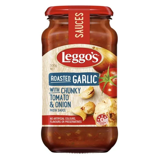 Leggo's Roasted Garlic with Chunky Tomato & Onion 500g