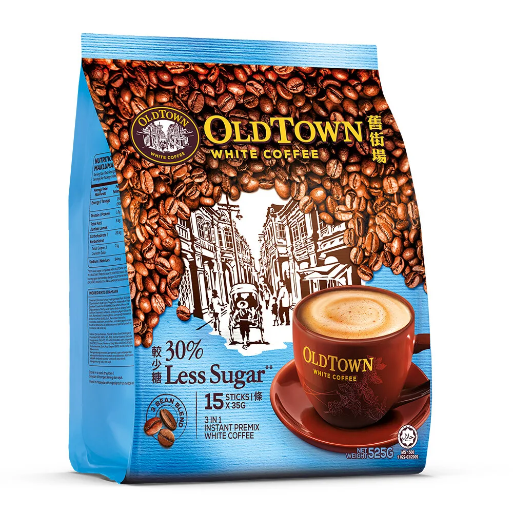 OldTown White Coffee Less Sugar 525g