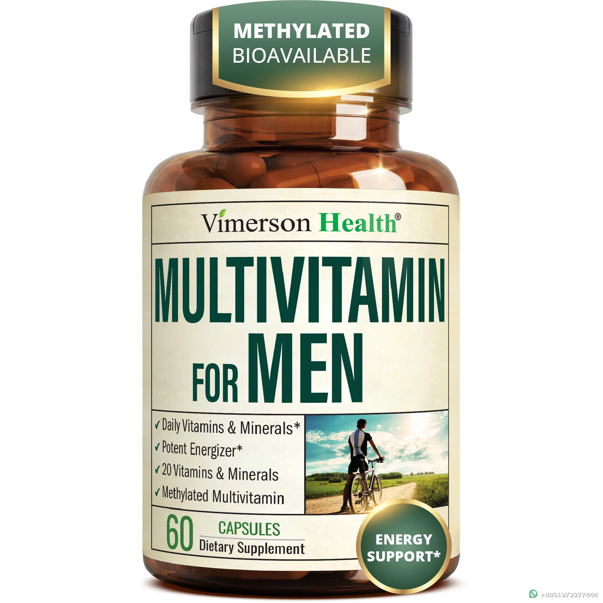 Vimerson Health Multivitamin For Men 60 Capsules