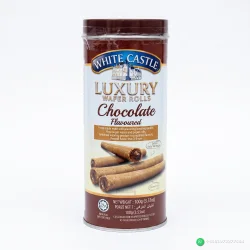 White Castle Luxury Wafer Rolls Chocolate Flavour 100g