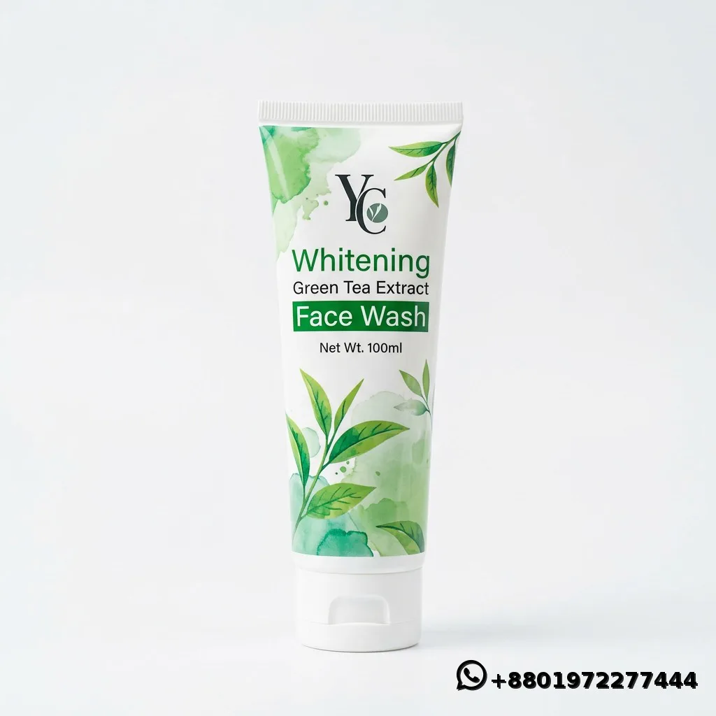 YC Whitening Green Tea Extract Face Wash 100ml
